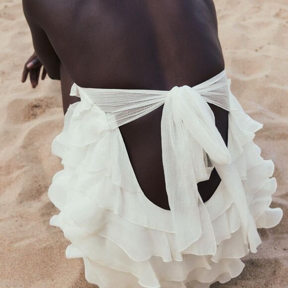 Zara ruffled halter neck dress - Picture 11 of 15